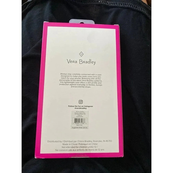 NEW Coastal Paradise Vera Bradley Slim Case for iPhone 11/XR Cockatoo Hibiscus - Picture 4 of 8